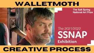Murray Siple aka Walletmoth artist talk Salt Spring National Art Prize painting and creative process