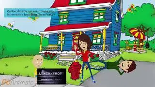 Caillou Electrocutes His Daddy With A Lynch/Frost Productions Logo And Gets Grounded