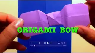 Origami for Beginners: Easy Bow