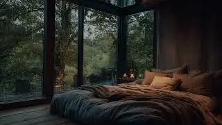 Rain Sound Flowing Through the Room Letting Thoughts 🌧️ Slow Down and Breathe with Ease