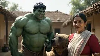 Garib Hulk Ki Kahani 💚 | AI Comedy Video