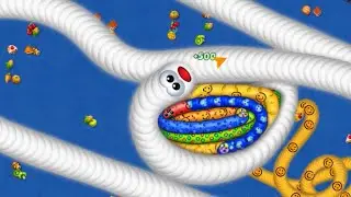 Worm Zone infinity killer | top 1 #wormzone #gamesvideos 