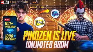 🔥BD & NEPAL FREEFIRE LIVE |💎Diamond Giveaway & Crazy Customs | Pinozen Gamer #freefire #fflive