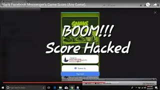 Hack Facebook Messenger's Game Score (Any Game).