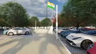 AIPL-SCO-Jalandhar | Landscape concept walkthrough | NMP Design