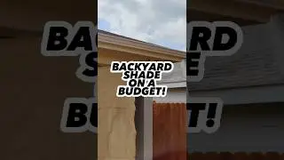 Completed Projects: ☀️ Easily add shade with a cost-effective shade sail! ☂️ Save thousands! #DIY