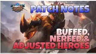 NEW UPDATE ORIGINAL SERVER - AUGUST 2020 PATCH NOTES - BUFFED, NERFED, ADJUSTED HEROES | Jonelflix