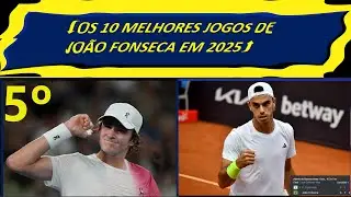 Fonseca vs. Cerundolo - o 5º melhor jogo do João em 2025 - Highlights completos