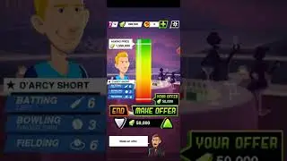 Stick Cricket Super League - Offending Star player while negotiating Price.
