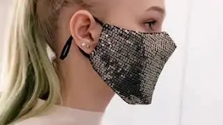 Fashion Bling 3D Washable Reusable Mask