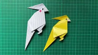 Origami Paper Parrot | How to make an easy origami bird 