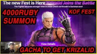 GACHA 4000RUBY FOR KOF FEST [99 KRIZALID] - The KING of FIGHTERS: ALL STAR