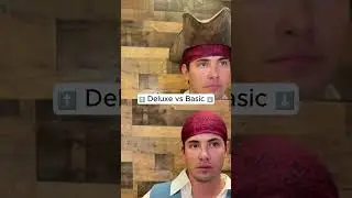Jack Sparrow costume vs. Deluxe Jack Sparrow costume! #halloweencostumes #menscostumes