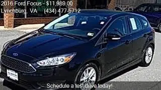 2016 Ford Focus SE 4dr Hatchback for sale in Lynchburg, VA 2