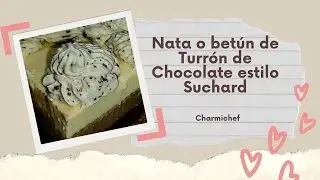 🍫✨NATA CREMA O BET&Uacute;N DE TURR&Oacute;N DE CHOCOLATE PARA DECORAR TARTAS ✨🍫 S&uacute;per F&aacute;cil y Cremosa