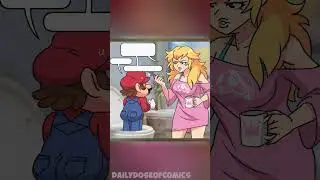 Mario's day with Peach | Super Mario Bros Comic Dub