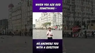 When you ask God something, He answers you with a  question #ncjcm #pastoranilkumar