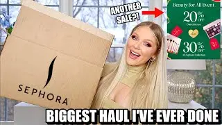 Огромная покупка в Sephora в декабре 2021 года (на самом деле, это самая большая покупка в моей ж...