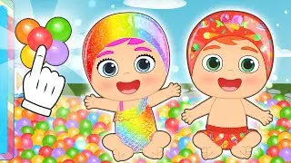BABIES ALEX AND LILY 🏊&zwj;♂️👙 The Ball Pool