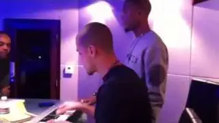 J Cole and B.o.B In The Studio