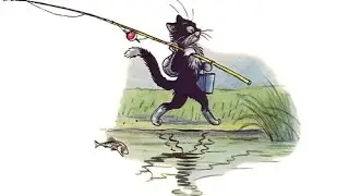 КОТ рыболов. Сказка.