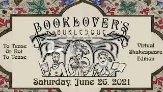 Booklover's Burlesque: To Tease Or Not To Tease (Virtual Shakespeare Edition) Promo Video