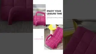 Recliner Chair 4X Foldable Lounge Cushion with Armrest | Adjustable Floor Chair