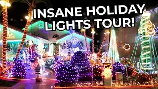 INSANE CHRISTMAS LIGHTS TOUR!!!