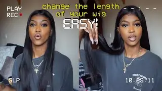 WATCH ME STRAIGHTEN THIS HAIR + HOW TO TURN YOUR 18 IN WIG INTO A 30 IN WIG (Superbwigs Hair Review)