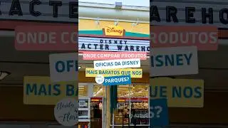 Onde comprar produtos Disney mais baratos que nos parques #disney #outlet #viagem #orlandoflorida