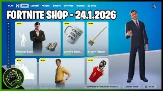 *NOV&Yacute;* FORTNITE SHOP! I 24.1.2026 I THE OFFICE MICHAEL A DWIGHT SKINY!