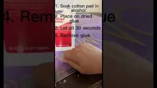 LIFE HACK!!! 💁🏼&zwj;♀️ EASIEST WAY TO REMOVE HOT GLUE FROM MOST SURFACES!!!