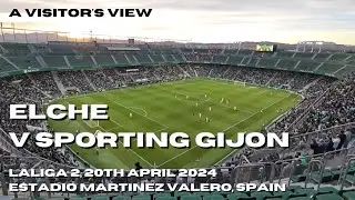 A Visitor's View. Elche v Sporting Gijon. 20th April 2024 #travel #football #spain #soccer