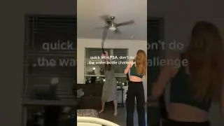 Fan Breaks as People Try to Tie Bottle to it and Play - 1394900
