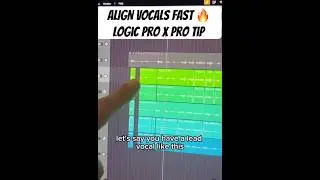 How to Align Vocals Fast in Logic Pro X (Pro Mix Tip)