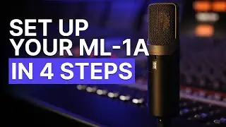 Как настроить микрофон Slate Digital ML‑1A + VMS за 4 простых шага