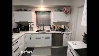 Modern Kitchen Remodel Done in a Haze SuperMatte Slim Shaker Door