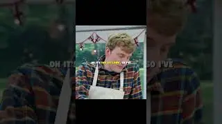 James Acaster's Attempts Cream Horns In Bake Off! 🤣 #bakeoff #jamesacaster #funny #shorts