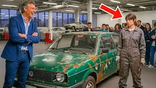 Diesen alten Golf konnten nicht einmal 40 Mechaniker reparieren lachte der CEO bis die Mechanikerin