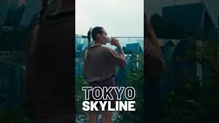 My Favorite Rooftop in Tokyo ☕🌇 Hidden Gem in Harajuku#TokyoViews #HarajukuSpots #HiddenTokyo