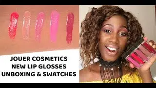 NEW Jouer Cosmetics High Pigment Lip gloss | Lip Swatches & Review