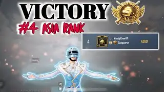 Victory || Rank 4 Asia Conqueror || Pubg Montage || Mandy Crew