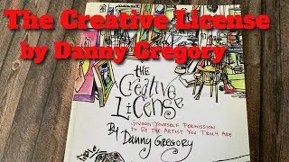 The Creative License ( Art Book )- Danny Gregory | Book Flipping