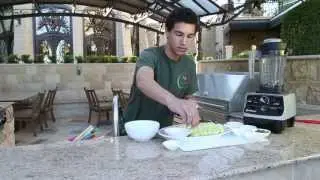 Raw Food Recipes: Cucumbers with Mint Raita