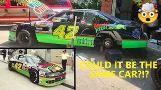 Could it be??  Is this Kyle Petty's 1992 Indianapolis tire test car??? Let's examine the clues!!