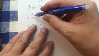 A reciprok; Osztás törttel