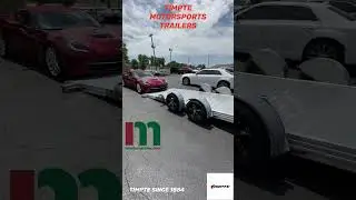 Timpte Motorsports & Equipment Rev3 720 Remote Drop Deck Car Trailer loading operation