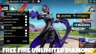 FREE FIRE DIAMOND HACK || FF UNLIMITED DIAMOND SCRIPT || FREE FIRE NEW MOD MENU APK