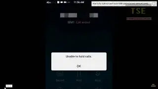 Unable to hold calls fix - Can't make a call (solution) - vivo mobile calling problem