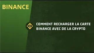 Commencer recharger la carte Binance avec de la crypto